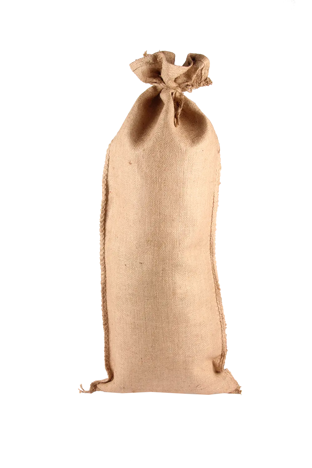 hoge jute zak van 35x85 cm met sluitkoord