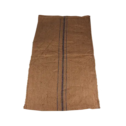 hoge jute zak 67x112 cm bedrukt met lijnen