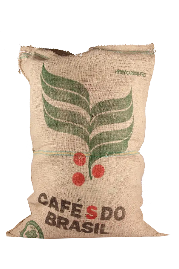bedrukte koffiezakken van jute