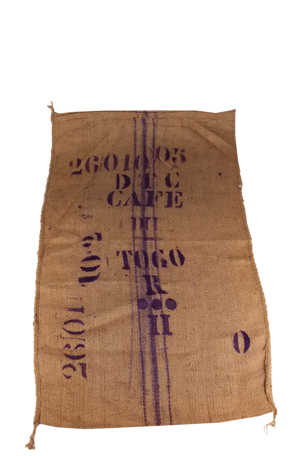 jute zakken gebruikt voor koffie