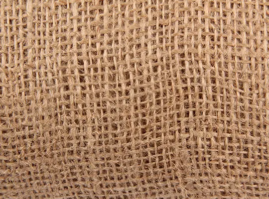 jute doek detail, opgevouwen 1x100 m.