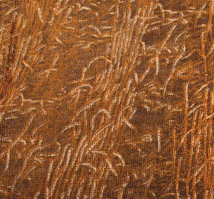 jute met rietmotief op rol