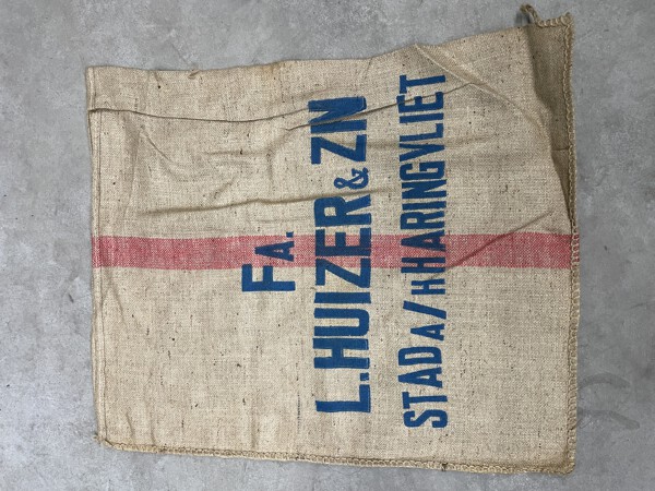 bedrukte zakken van jute gebruikt nieuw